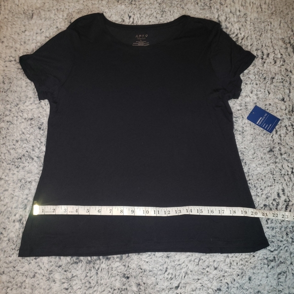 Apt 9 crew neck black t-shirt - Picture 8 of 11